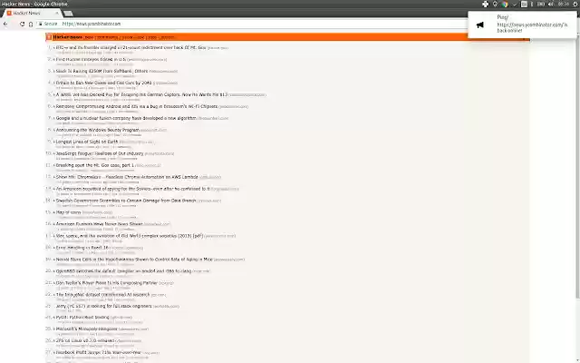 Ping Me  from Chrome web store to be run with OffiDocs Chromium online