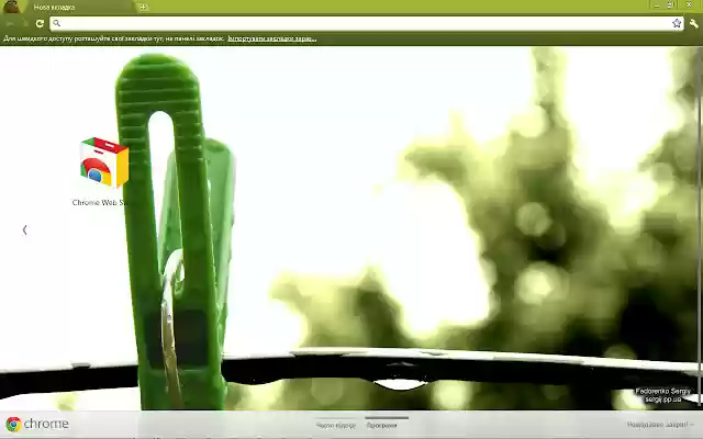 Pin Theme  from Chrome web store to be run with OffiDocs Chromium online