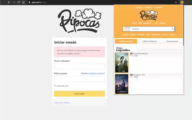 Pipocas.TV Oficial from Chrome web store to be run with OffiDocs Chromium online Pipocas.TV Oficial from Chrome web store to be run with OffiDocs Chromium online