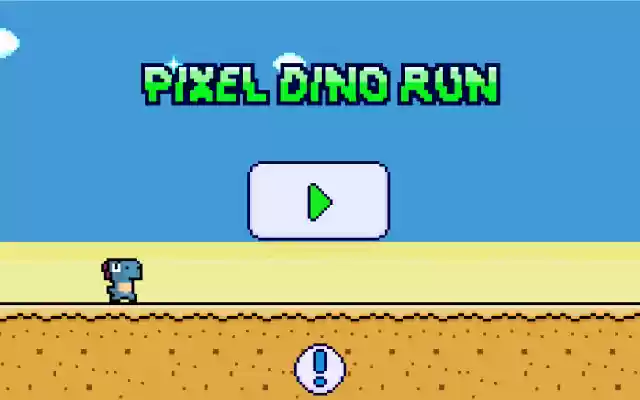 Pixel Dino Run Game  from Chrome web store to be run with OffiDocs Chromium online