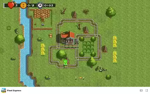 Pixel Express Game Navigate the Wild West and beyond!  from Chrome web store to be run with OffiDocs Chromium online