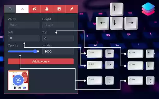 PixelPilot (Pixel Perfect Design Helper)  from Chrome web store to be run with OffiDocs Chromium online