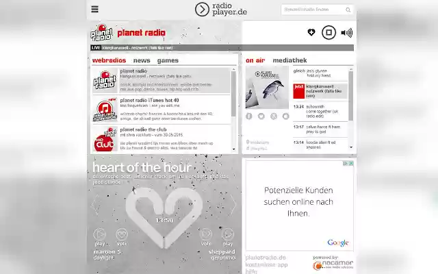 planet radio webradio from Chrome web store to be run with OffiDocs Chromium online planet radio webradio from Chrome web store to be run with OffiDocs Chromium online