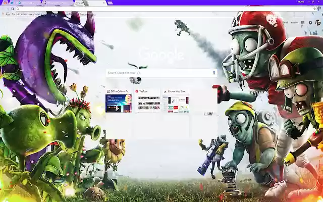 Plants VS. Zombies Garden Warfare *1280X720HD  from Chrome web store to be run with OffiDocs Chromium online