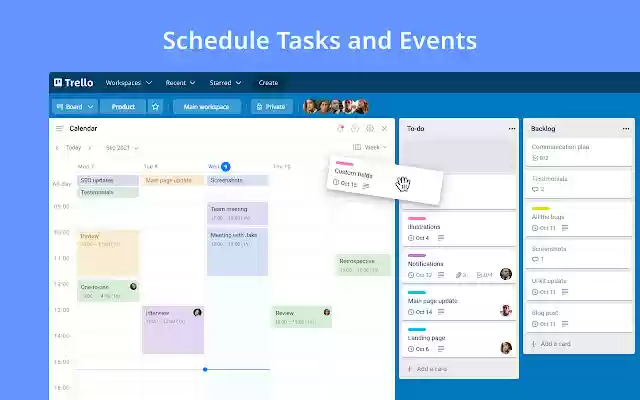 Planyway: Team Calendar for Trello  from Chrome web store to be run with OffiDocs Chromium online
