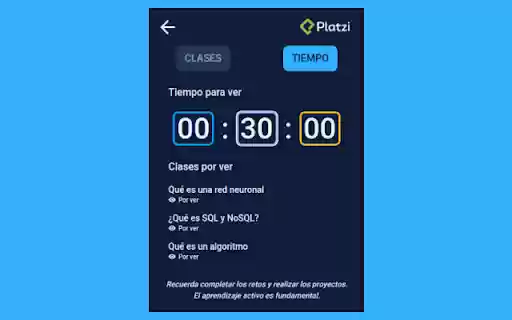 Platzi Time Calculator  from Chrome web store to be run with OffiDocs Chromium online