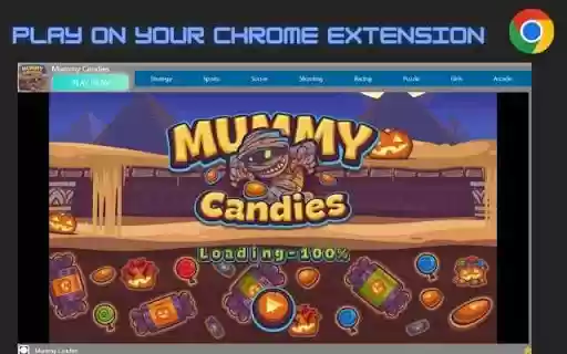 Play Mummy Candies Online  from Chrome web store to be run with OffiDocs Chromium online