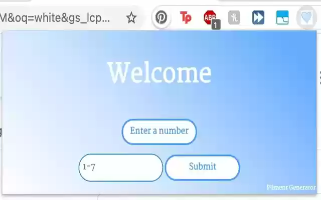 Pliment Generator  from Chrome web store to be run with OffiDocs Chromium online