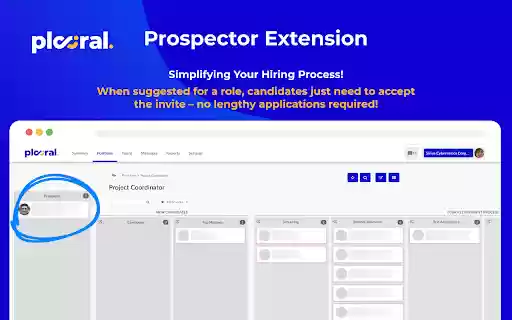 Plooral Prospector  from Chrome web store to be run with OffiDocs Chromium online