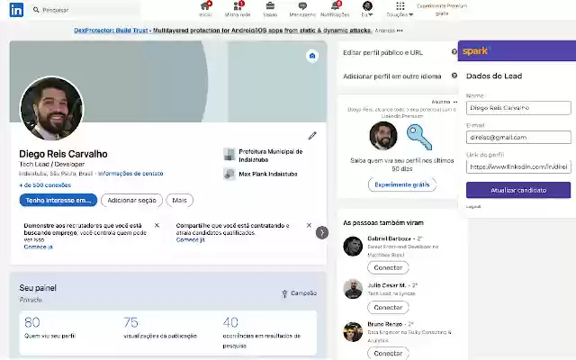 Plugin Spark Sourcing  from Chrome web store to be run with OffiDocs Chromium online