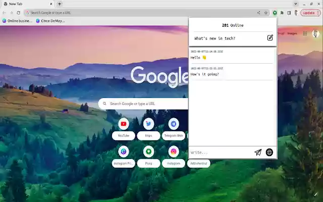 Plurg  from Chrome web store to be run with OffiDocs Chromium online