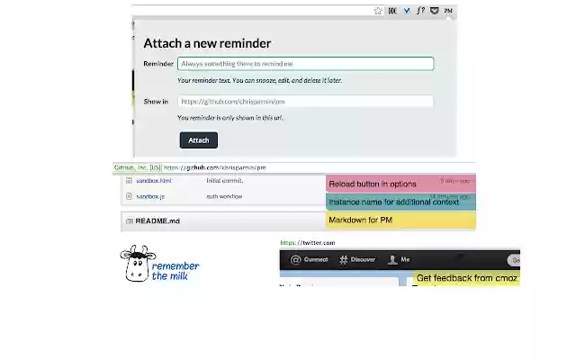 PM  from Chrome web store to be run with OffiDocs Chromium online