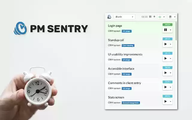 PM Sentry  from Chrome web store to be run with OffiDocs Chromium online