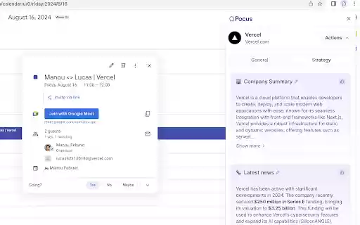 Pocus  from Chrome web store to be run with OffiDocs Chromium online