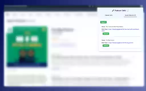 Podcast Finder RSS feed finder  from Chrome web store to be run with OffiDocs Chromium online