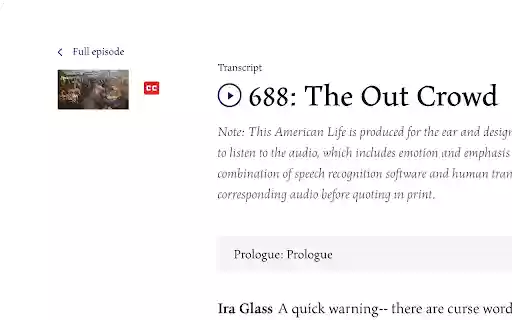 PodcastShortcuts  from Chrome web store to be run with OffiDocs Chromium online