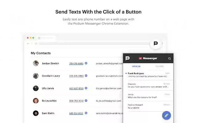 Podium Messenger from Chrome web store to be run with OffiDocs Chromium online Podium Messenger from Chrome web store to be run with OffiDocs Chromium online