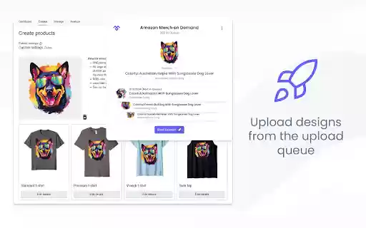 PODSuite Uploader  from Chrome web store to be run with OffiDocs Chromium online