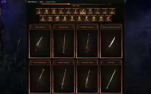 PoE Stash Hide unowned Uniques  from Chrome web store to be run with OffiDocs Chromium online