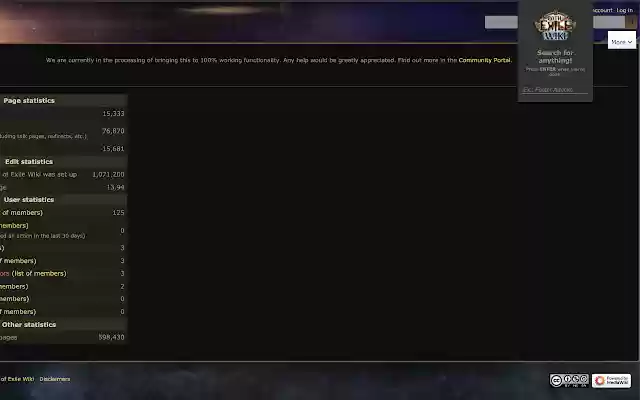 PoE Wiki Search from Chrome web store to be run with OffiDocs Chromium online PoE Wiki Search from Chrome web store to be run with OffiDocs Chromium online