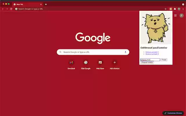 Pokec sklo-filter uit de Chrome-webwinkel om uit te voeren met OffiDocs Chromium online