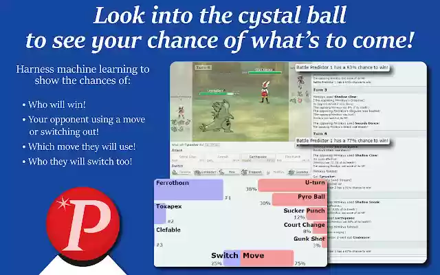 OffiDocs Chromium ഓൺലൈനിൽ പ്രവർത്തിപ്പിക്കാൻ Chrome വെബ് സ്റ്റോറിൽ നിന്നുള്ള Pokemon Battle Predictor