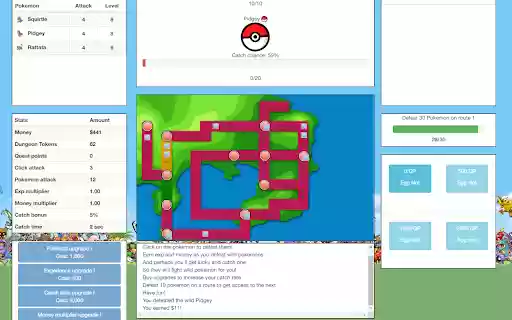 Pokemon Clicker Original  from Chrome web store to be run with OffiDocs Chromium online