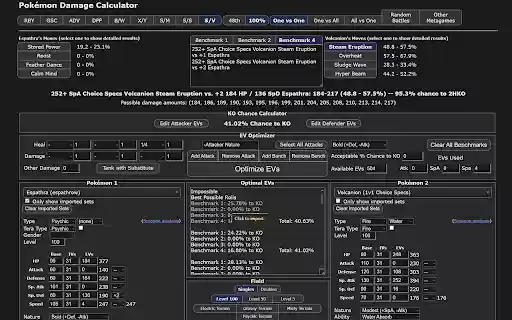 Pokemon Showdown Calculator EV Optimizer from Chrome web store to be run with OffiDocs Chromium online Pokemon Showdown Calculator EV Optimizer from Chrome web store to be run with OffiDocs Chromium online