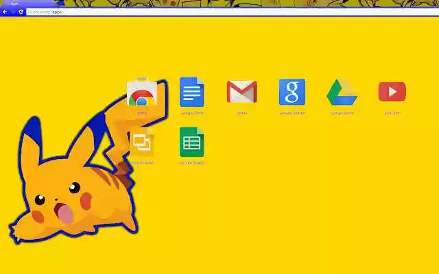 Pokemon Theme by BreezeArt  from Chrome web store to be run with OffiDocs Chromium online