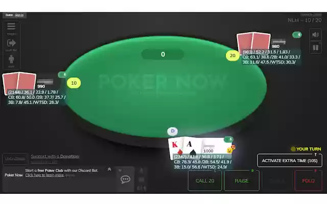 Pokernow HUD  from Chrome web store to be run with OffiDocs Chromium online Pokernow HUD  from Chrome web store to be run with OffiDocs Chromium online