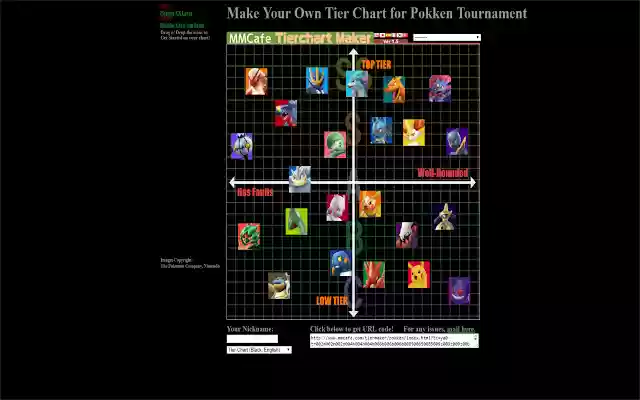 Pokken Tier List Maker from Chrome web store to be run with OffiDocs Chromium online Pokken Tier List Maker from Chrome web store to be run with OffiDocs Chromium online