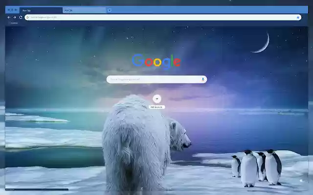 Polar bear and penguins  from Chrome web store to be run with OffiDocs Chromium online