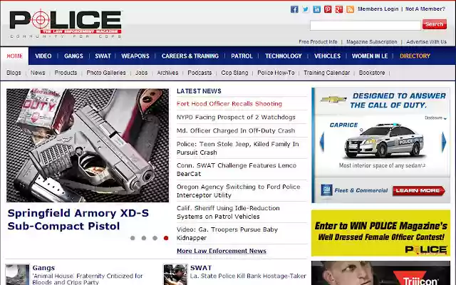 POLICE Magazine  from Chrome web store to be run with OffiDocs Chromium online