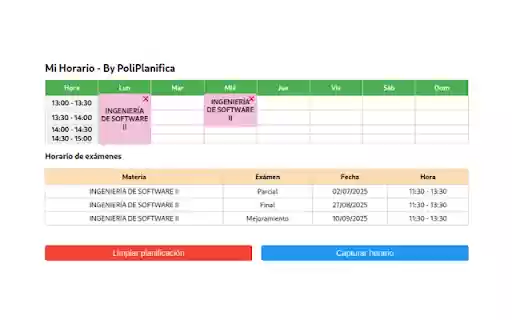 PoliPlanifica  from Chrome web store to be run with OffiDocs Chromium online