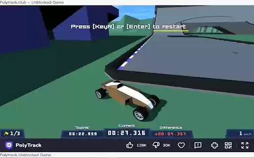 Polytrack Unblocked Game  from Chrome web store to be run with OffiDocs Chromium online