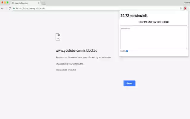 Pomodoro Focus  from Chrome web store to be run with OffiDocs Chromium online