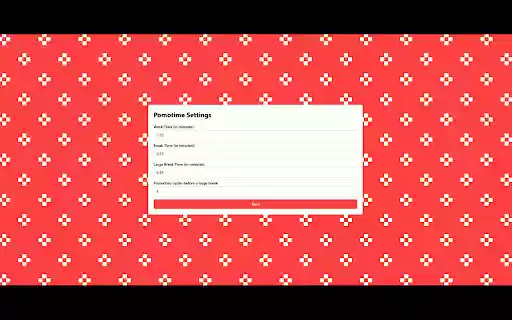 Pomotime  from Chrome web store to be run with OffiDocs Chromium online