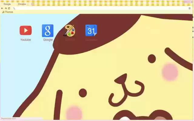 Pompompurin Theme 1  from Chrome web store to be run with OffiDocs Chromium online