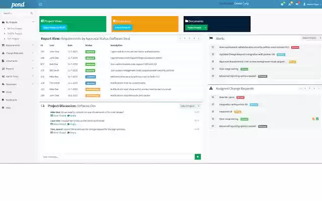 Pond  from Chrome web store to be run with OffiDocs Chromium online