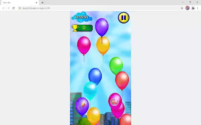 Popping Balloons Casual Game  from Chrome web store to be run with OffiDocs Chromium online