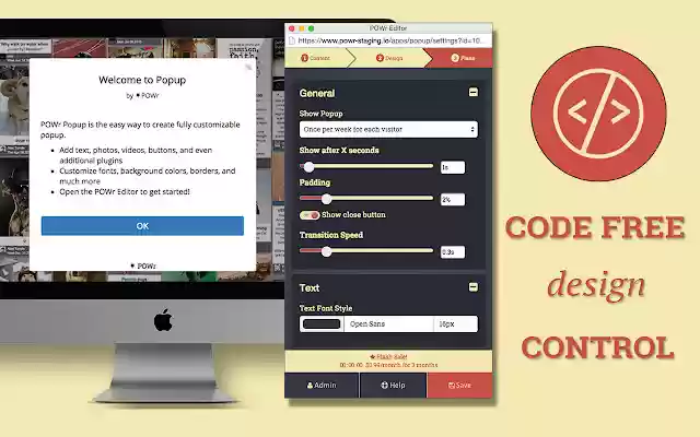 popup  from Chrome web store to be run with OffiDocs Chromium online