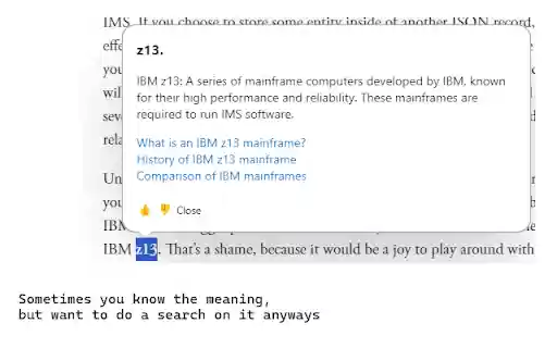 Popup explanations—by All you can EAT AI  from Chrome web store to be run with OffiDocs Chromium online