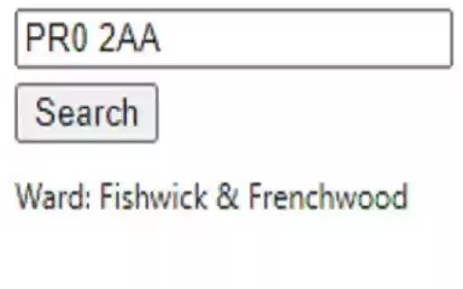 Postcode Lookup  from Chrome web store to be run with OffiDocs Chromium online