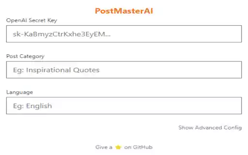 PostMasterAI  from Chrome web store to be run with OffiDocs Chromium online