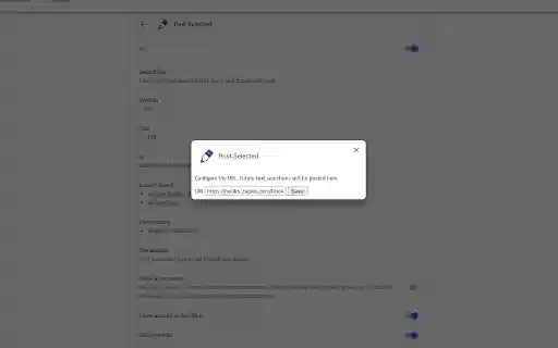 Post Selected  from Chrome web store to be run with OffiDocs Chromium online