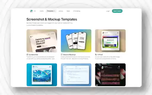 PostSpark Create Nice Screenshots and Mockups  from Chrome web store to be run with OffiDocs Chromium online