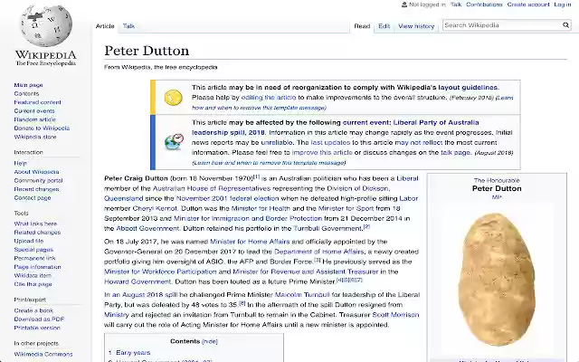 Potato Dutton  from Chrome web store to be run with OffiDocs Chromium online