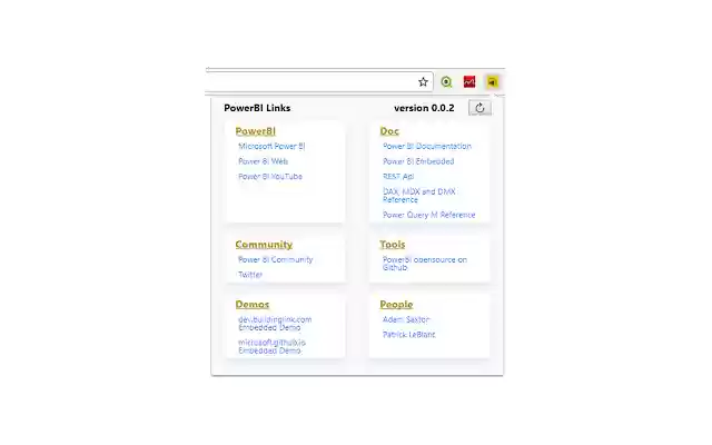 PowerBI Links from Chrome web store to be run with OffiDocs Chromium online PowerBI Links from Chrome web store to be run with OffiDocs Chromium online