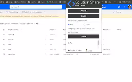 Power DevBox Share  from Chrome web store to be run with OffiDocs Chromium online
