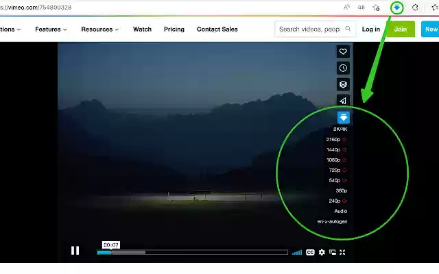 Powerful Video Downloader  from Chrome web store to be run with OffiDocs Chromium online